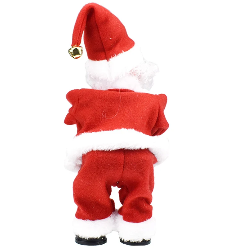 Рождественский Санта Клаус встряхивания попа электронная игрушка музыкальный светильник кукла Рождественский Декор Украшение