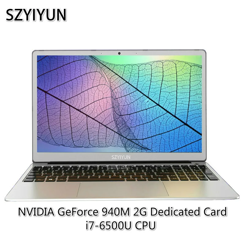 i7 6500U Gaming Laptop 8G RAM ноутбук NVIDIA GeForce 940M Notebook Working PC Computer Laser Russian Backlit Keyboard Netbook