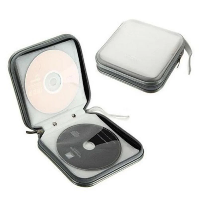Горячая дома доступный 40 дисков портативный пластиковый Cd Dyd кошелек с подвеской ipper коробка альбом коробка для хранения медиа коробка для хранения дешево