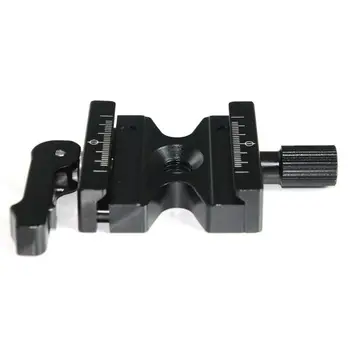 

Tripod ball head dslr Camera mount adapter Adjustable Knob clamp Arca Swiss Double Lock Quick Release clip plate Clamp
