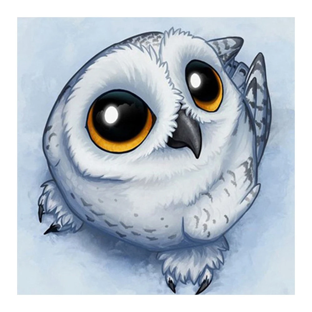 Cute Big Eyes Owl Diamond Painting Cartoon Animal Round Full Drill  Nouveaute DIY Mosaic Embroidery 5D Cross Stitch Home Decor|Tranh Thêu Chữ  Thập Kim Cương| - AliExpress