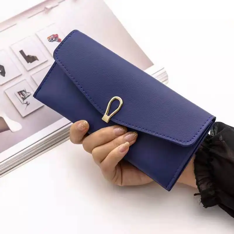 

Long Women Wallet Multi-card Card ID Holders Package Female Purse Money Clip Wallet Brand Leather Keychain Wallet Purse Packet