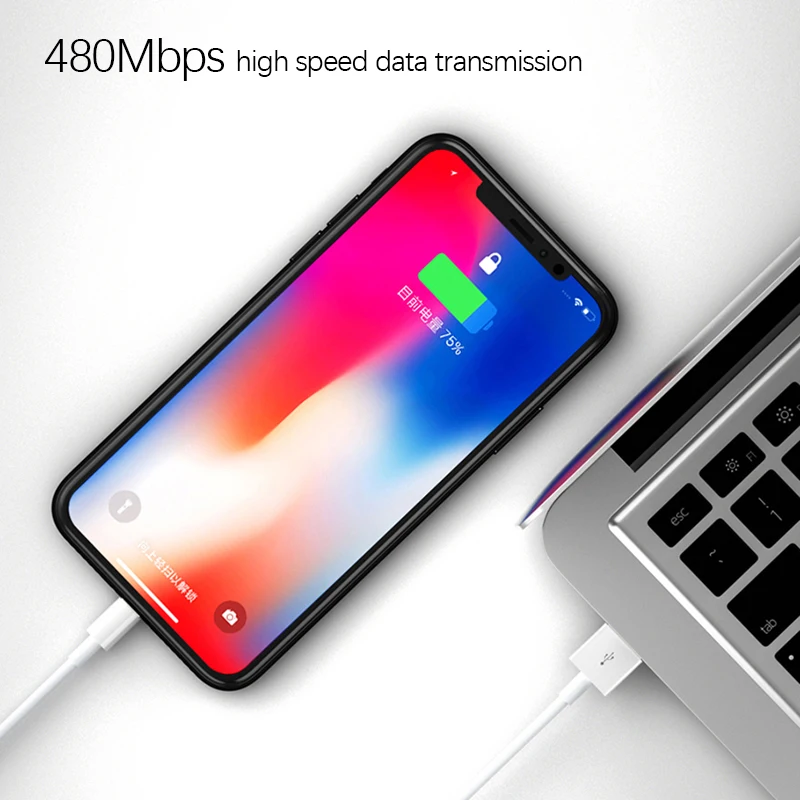 8 Pin to USB Charge Data Cable for Apple iPhone 11 XR XS Max 5s 6 6s 7 8 Plus iPad Pro mini Air iPod 2.4A Fast Charging