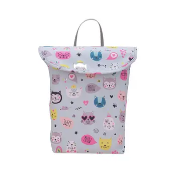 

1Pc Baby Multifunctiona Convenient Stroller Hanging Bag Baby Waterproof Diaper Bag Diaper Wet Diaper Storage Bag Mummy Bag