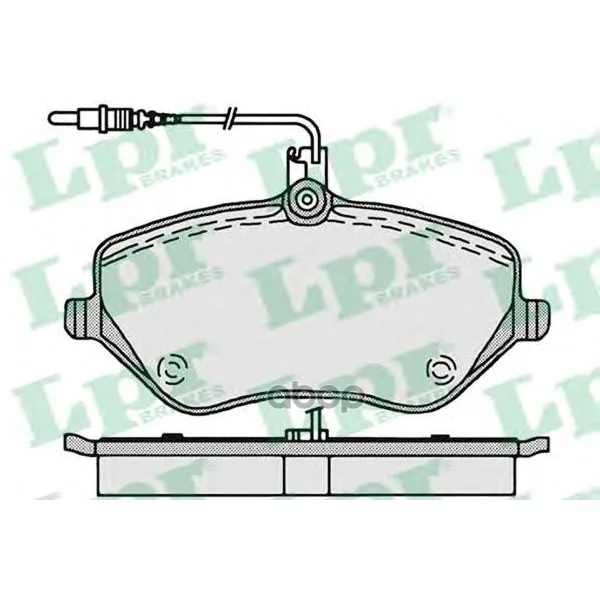 Колодки Тормозные Citroen C5/C6/Peugeot 407/607 2.0-3.0 00- Передние Lpr 05p1202 Lpr арт. 05P1202