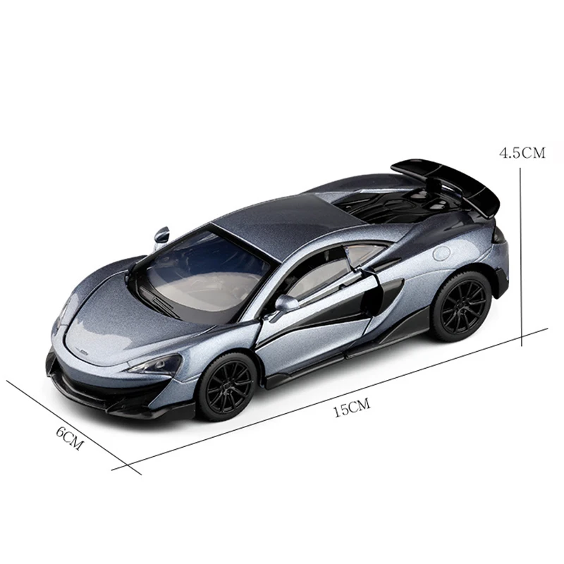 Высококлассная модель автомобиля 1:32 600LT литая из сплава Supercar игрушечная