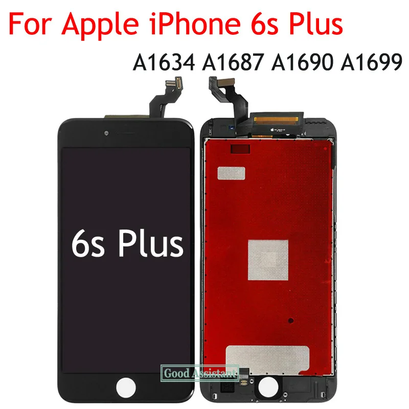White/Black NEW 5.5 For Apple iPhone 6s Plus A1634 A1687 A1690 LCD Display  Touch Screen Digitizer Panel Assembly Replacement - AliExpress