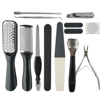 

15pcs/set Professional Pedicure Kit Foot File Set Foot File Exfoliating Prevent Clean Foot Dead Skin Tool Kit Nail Toenail Clipp