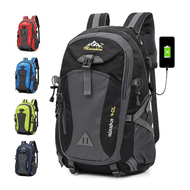 Hot Unisex Mountaineering Waterproof Backpack Men Climbing Hiking Bag Pack Outdoor Camping Travel Backpacks Cycling Sport Bags