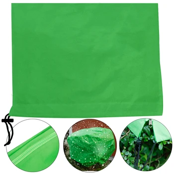 

Plant Cover Frost Fruit Protection Plant Greenhouse Bag Warm Worth Frost Blanket Garden Shrub Jacket With Drawstring Zipper Tool