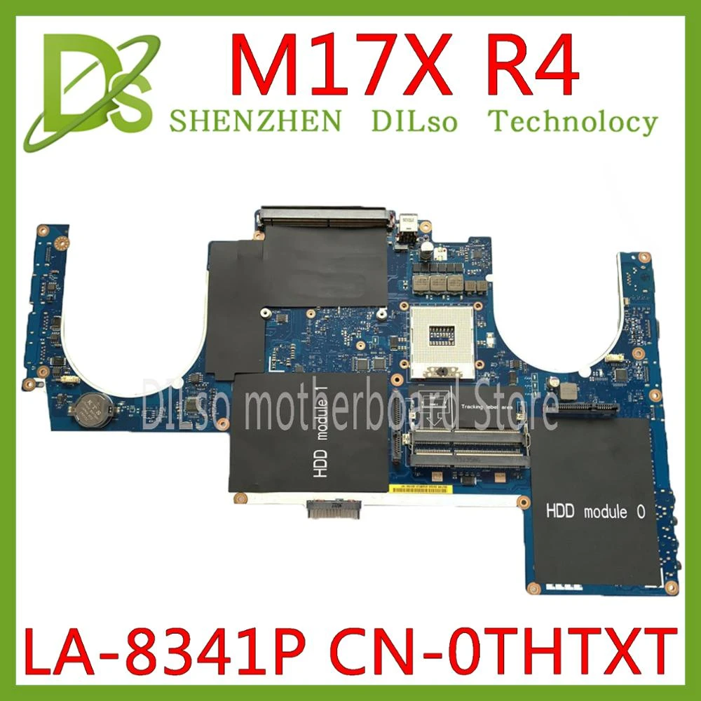 Kefu Qbr00 La 41p Motherboard For Dell Alienware M17x R4 Pc Laptop Mainboard Cn 0thtxt 0thtxt Thtxt Ddr3 Original Tested Add On Cards Aliexpress
