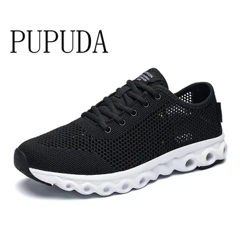 

PUPUDA running shoes men casual shoes fashion 2020 summer new mesh breathable sport shoes men outdoor comfortable sneakers men