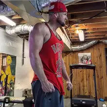 Muscle Dr. стиль тренд моды дышащий Быстросохнущий жилет мужской спортивный фитнес Чистый хлопок удобный жилет без рукавов