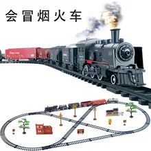 1:87 de alta simulação clássico trens elétricos vihcle ferroviário motorizado trian trilha conjunto modelo brinquedo crianças brinquedos para crianças