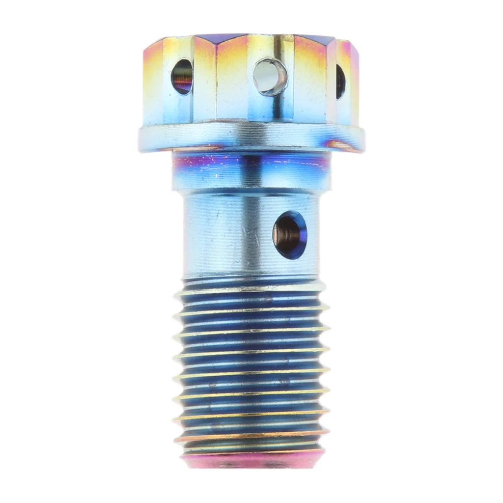 1 Pcs Titanium Alloy Banjo Bolt M10x1.25mm For Yamaha Honda Master Cylinders Brake Calipers