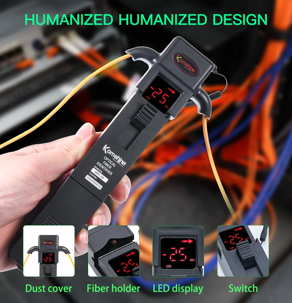 Kfi35 Komshine Optical Fiber Identifier Equal To Noyes Ofi400c/jdsu