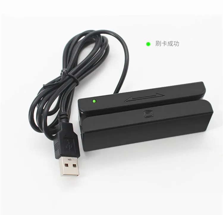USB MSR100 магнитный считыватель данных ленточная карта 3 трека pos|Картридеры| |