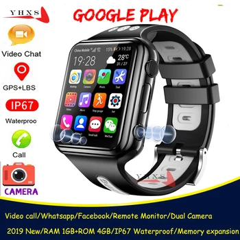 

Smart 4G GPS Kids Students Bluetooth Music Camera Wristwatch Video Call Monitor Tracker Location Google Play Android Phone Watch
