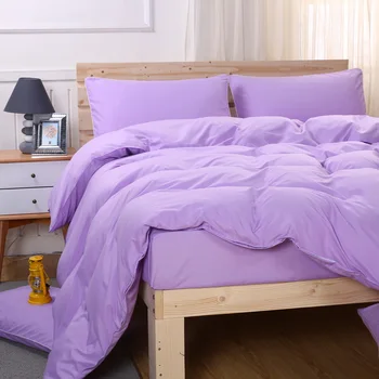 

New arrived microfiber fabric bedding set 3 / 4pcs duvet cover + flat sheet + pillowcase activity printed Modern Bed linen