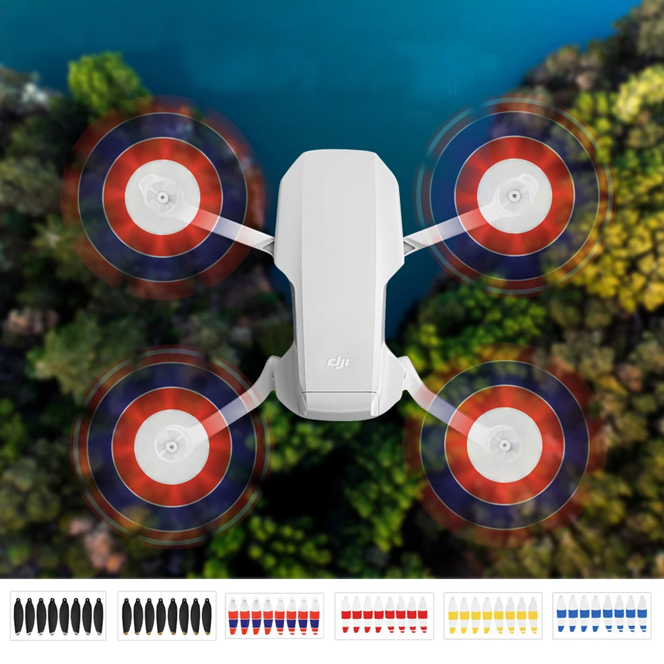 

4 Pairs 4726 Colorful Propeller Lightweight Fast Setup Blades for DJI Mavic Mini Drone Accessories Low-Noise Propellers