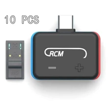 1pc/10 pces atualizar v5 rcm carregador uma carga útil bin injector transmissor para nintendo switch para uso do anfitrião u disco jogo salvar pkapka