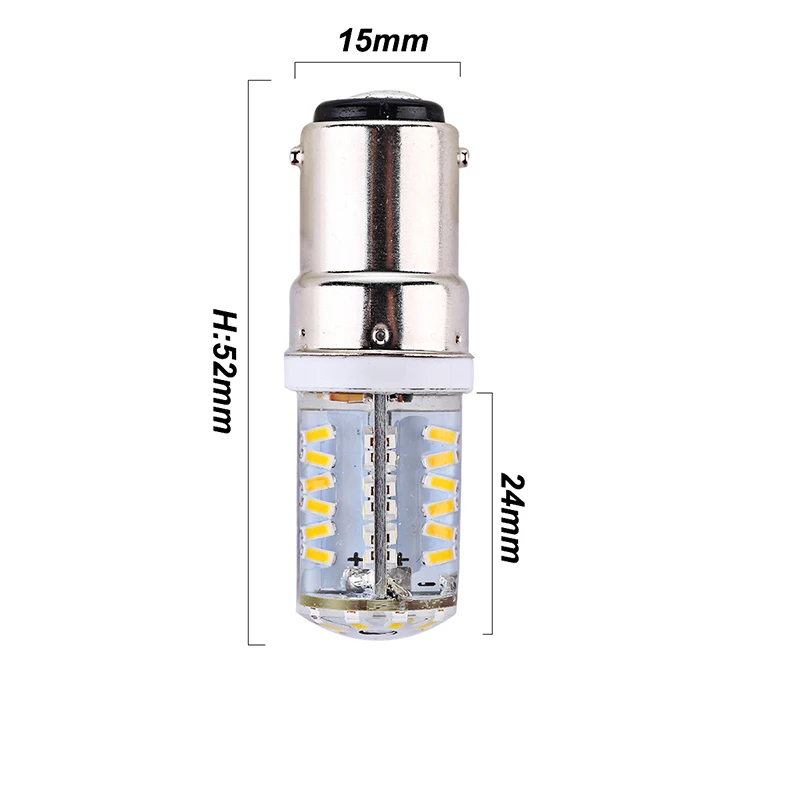 Lampka 미니 Led 옥수수 전구 B15 B15D 12V 슈퍼 3014 Smd 12 V 볼트 에너지 절약 실리콘 바디 캔들 스포트라이트 봉제 조명