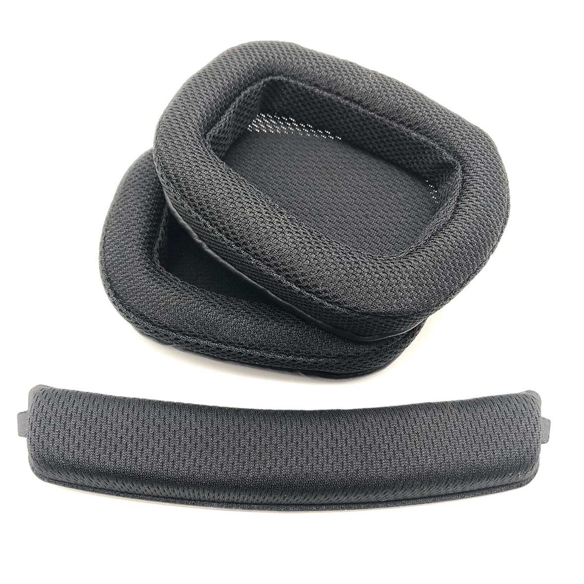 fabric and headband Сменные подушечки для наушников, подушечки для наушников, оголовье для logitech G533 G933 G633, запасные части для наушников, гарнитура - Цвет: fabric and headband