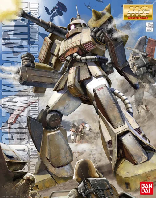 Bandai Gundam 1/100 MG MS 06K ZAKU CANNON сборные модели наборы экшн фигурок пластмассовые