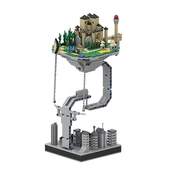 

BuildMOC Creator Castle Sculptures Suspended Gravity Building Blocks Dynamic Physics Balance Novel Bricks Toys Kids Child