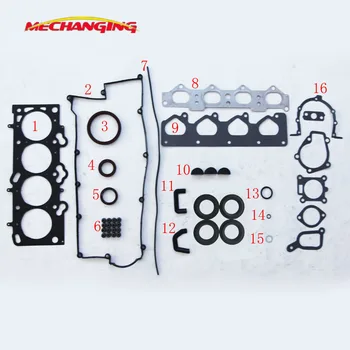 

G4GC TS Metal For HYUNDAI ELANTRA DOHC Full Engine Seal Gasket Set Enging Rebuild Kits Auto Parts Express shipping 20910-23C00