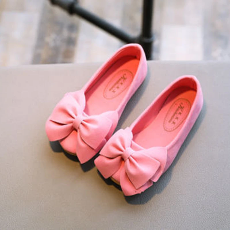 New Fashion Girls Princess Dance Shoes Kids Girl Dress Party Shoes Children Flats Casual Single Soft Slip-on First Walkers