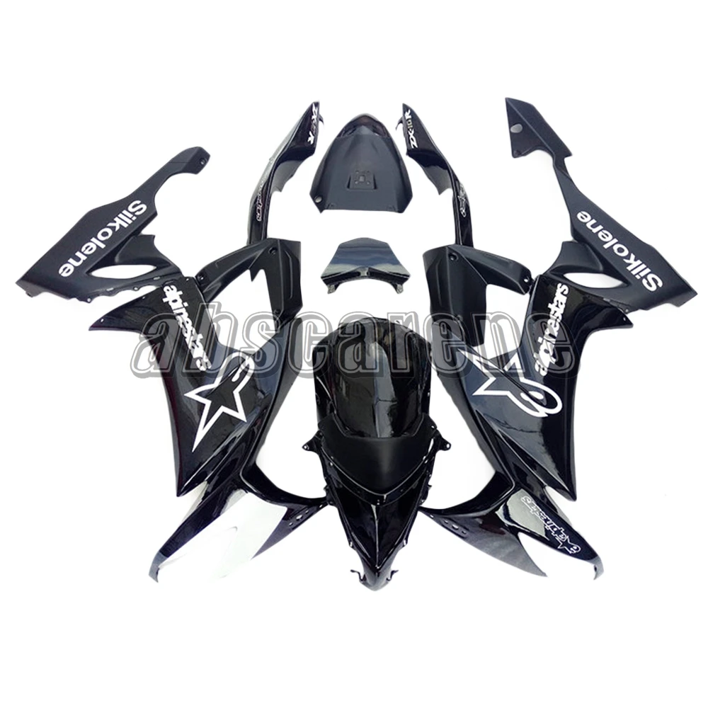 Мотоцикл полный обтекатель комплект для Kawasaki ZX10R 2008 2009 2010 ZX-10R 08 09 10 ABS пластик впрыска кузова матовый черный белый