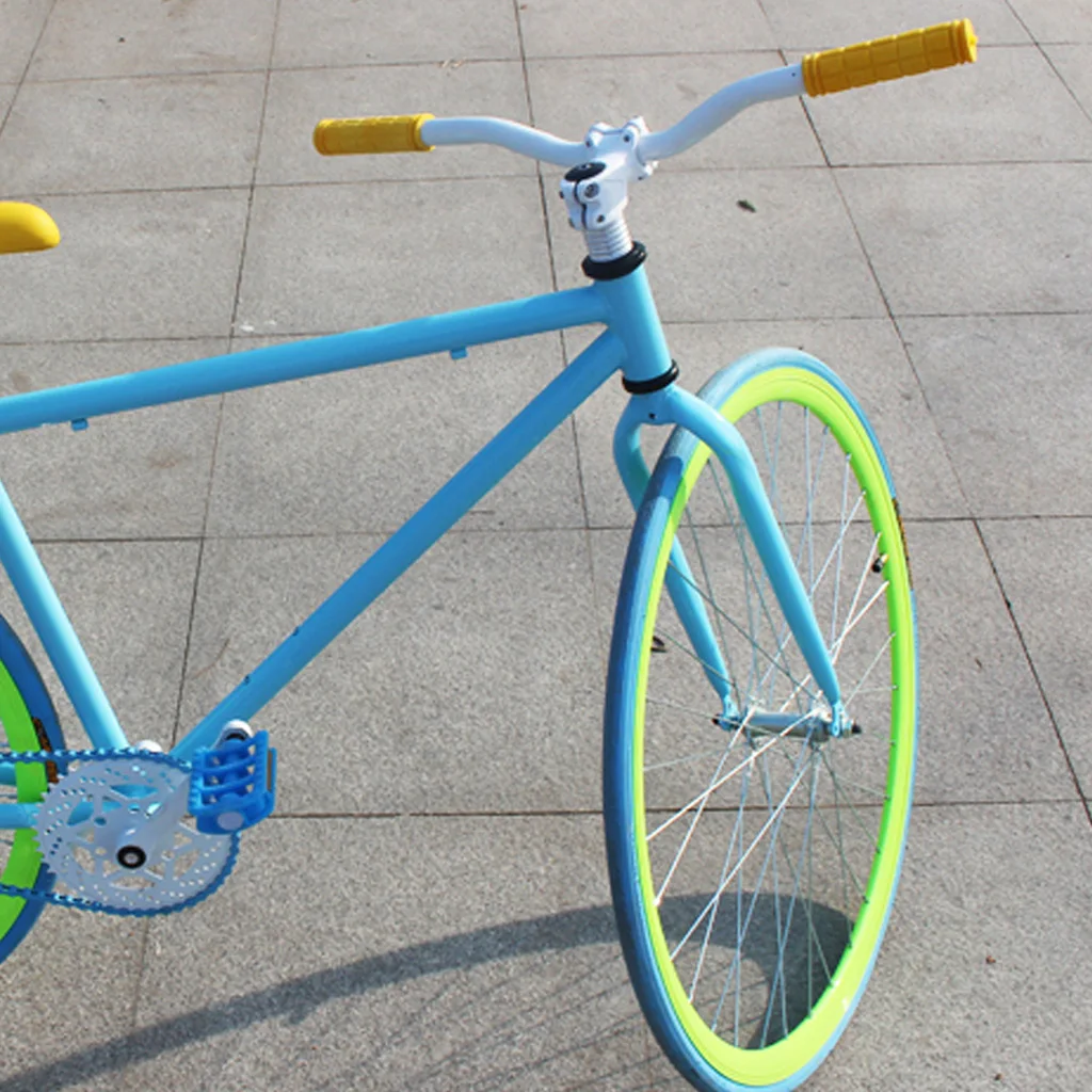 Bike Handlebar Grip Rubber Bicycle Overgrip BMX Mountain Road Cycle Sleeve for Handlebar w/ Diameter 22.2mm