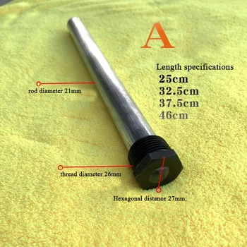 

Magnesium anode rod for water heater Magnesium rod anode water heater replacement descaling tool high purity