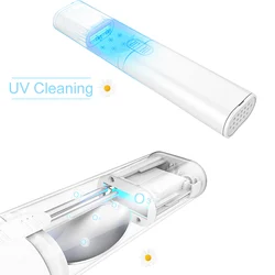 USB UV Cleaning Box Portable Tableware Odor Removal Mini UV Ozone Box White Disinfection Cleaning Purification Box Health Care