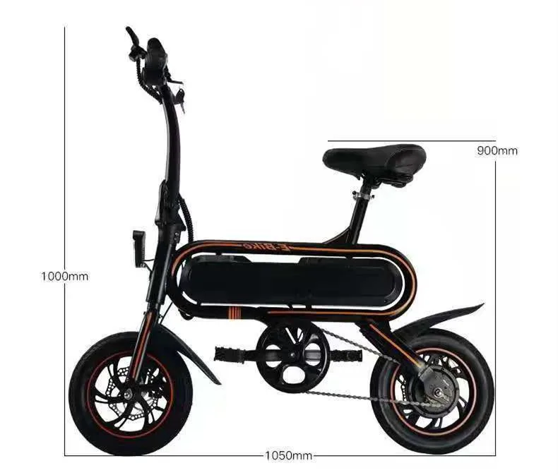 Perfect Daibot Electric Scooter 350W 12 Inch Two Wheels Electric Bicycle 48V 60KM Mini Type Foldable Electric Bike For Adults Womens 21