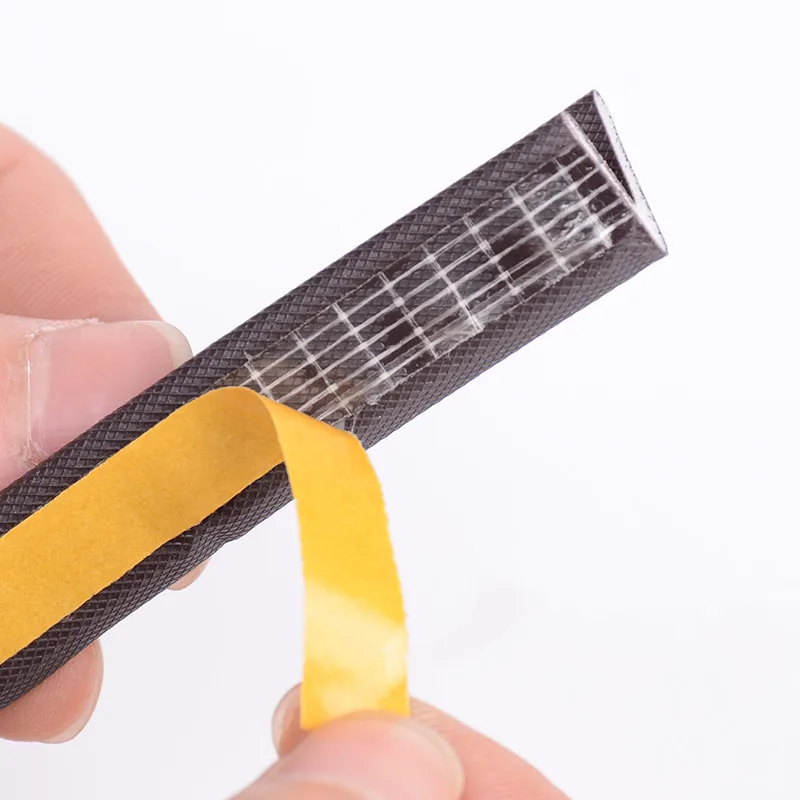 Sealing Strip 5M Self-adhesive Door Window Sealing Strip Dustproof Soundproof Foam Insulation V-type Weather Stripping Door Seal Gap Filler