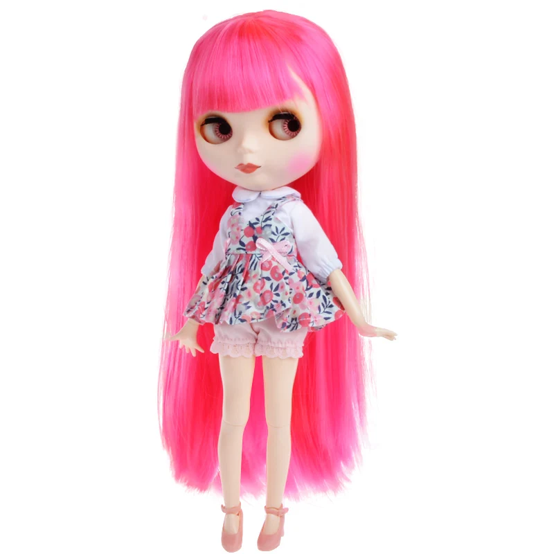 

Blyth Doll Blyth Matte Face Frosted White Skin 1/6 BJD Ball Jointed Doll Custom Dolls for Girl Gift for Doll Collection