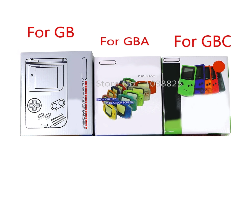 para Gameboy Cor Nova Caixa de Embalagem Caixa de Embalagem com Logotipo para gb Gba Gbc Varejo Caixa de Embalagem para Gameboy Avanço 10 Peças - Image 3