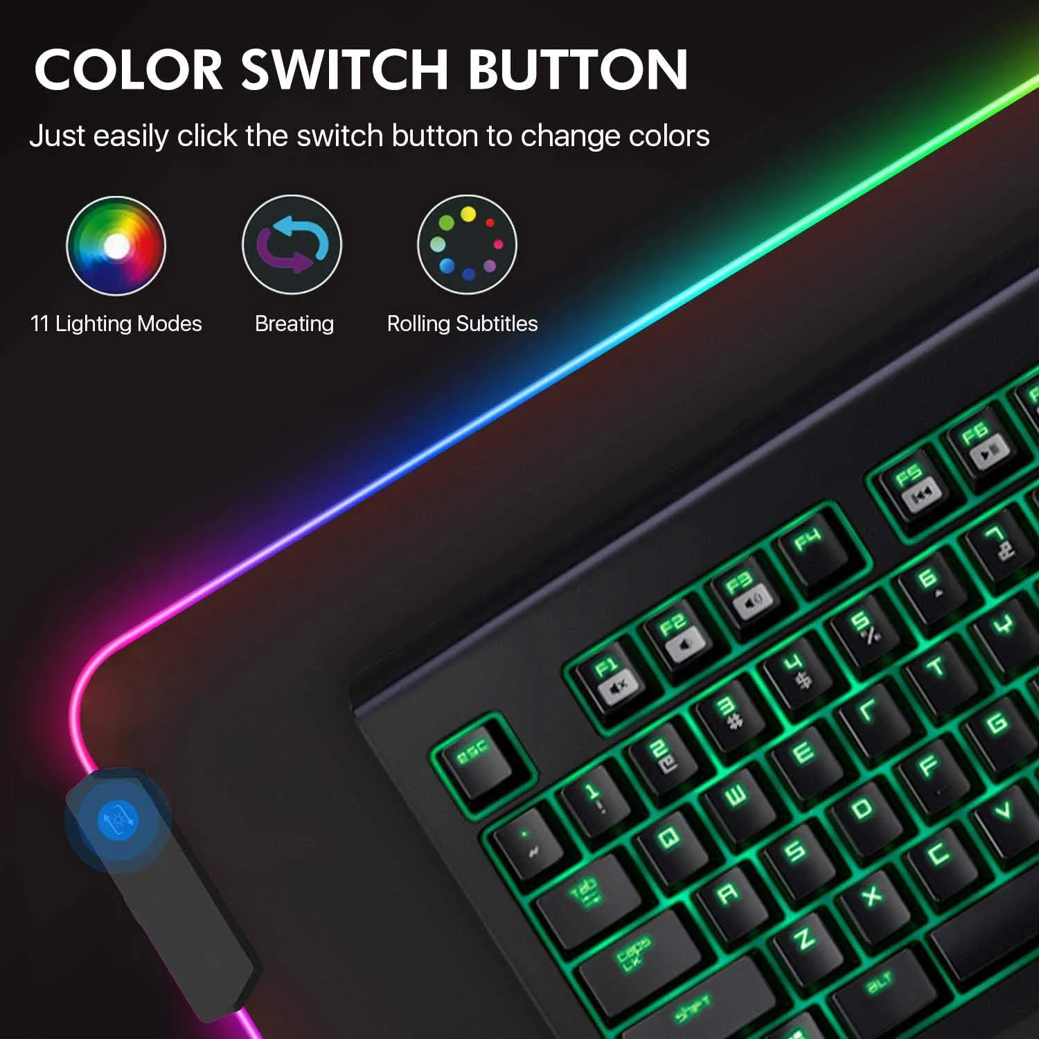 tapete feito sob encomenda do rato do jogo da esteira do rato do pc rgb conduzido mause almofada acessórios do gamer mousepad esteiras com luz de fundo tapete retroiluminado