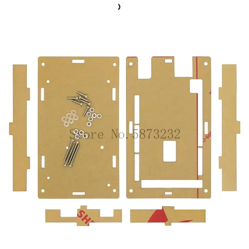 Custodia Trasparente Scatola Acrilica Lucida Compatibile Per Custodia Arduino Mega 2560 R3 Senza Scheda