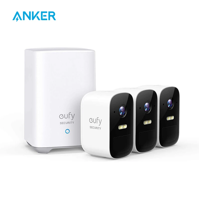 Eufy безопасности eufyCam 2C Беспроводной система камер домашней 180 день Срок службы