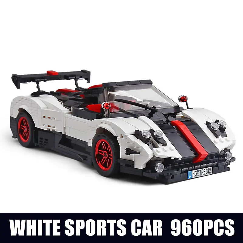 Mould King 13105 гоночный кабристр Pagani Zonda Five Speed совместимый со строительными блоками