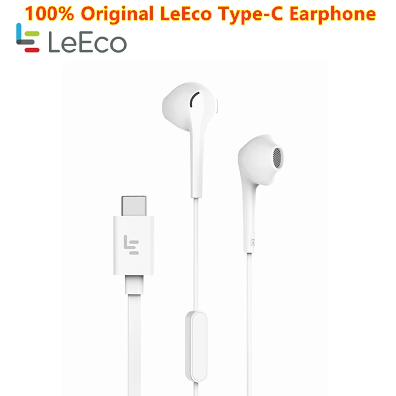 Оригинальные наушники Letv Leeco CDLA с разъемом USB типа C Hi Fi со встроенным непрерывным