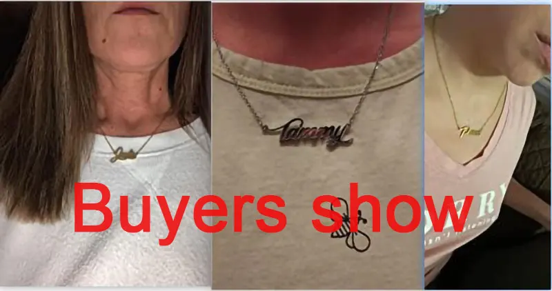 Zoe Name Necklace for Women Stainless 