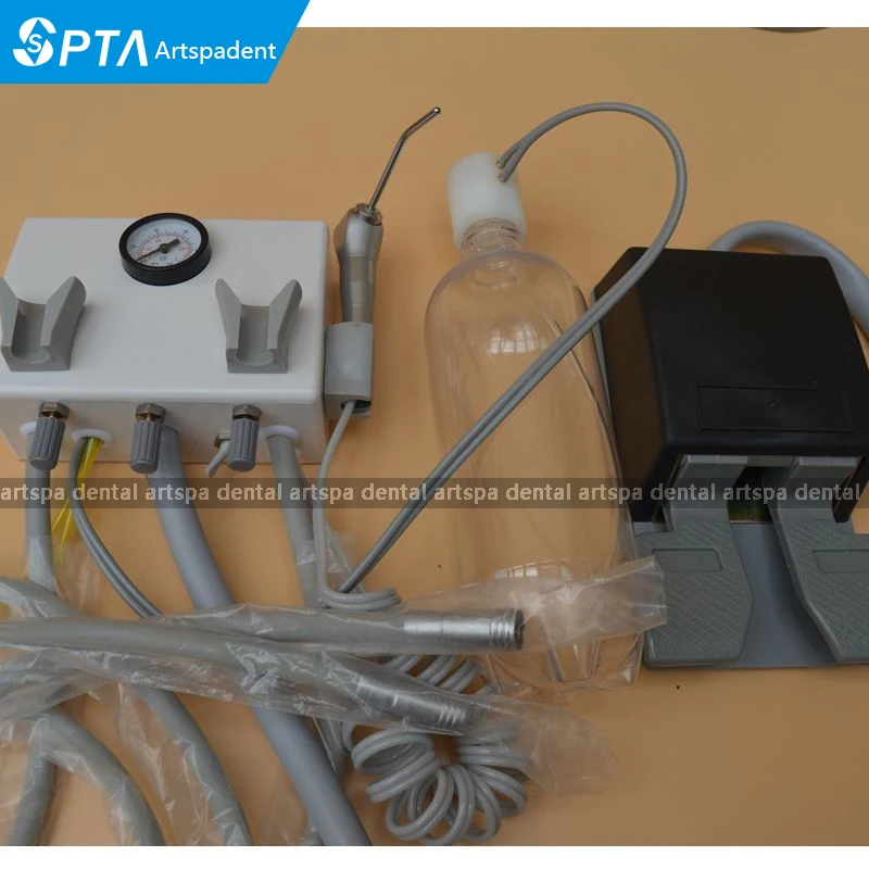  High Quality Wall Type Hanging Dental Lab Portable Turbine Unit Handpiece tube 2 pcs 4 hole or 2 ho