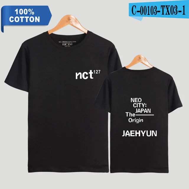 Хлопок NCT 127 футболка женская/Мужская Унисекс с коротким рукавом Повседневная футболка Harajuku футболка одежда XXS-4XL - Цвет: 11
