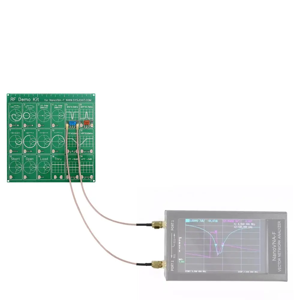 DYKB RF Demo Kit NanoVNA RF тестер доска фильтр аттенюатор для NanoVNA векторный сетевой анализатор антенна/спектр