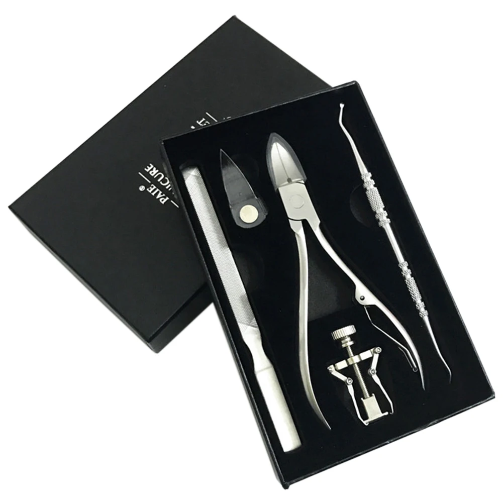 1 Corrector Tool Trimmer Toe Cutter Foot Care Set Nail Clipper Pedicure Cuticle Remover Kit For Ingrown Manicure Dead Skin Fixer - Цвет: 1