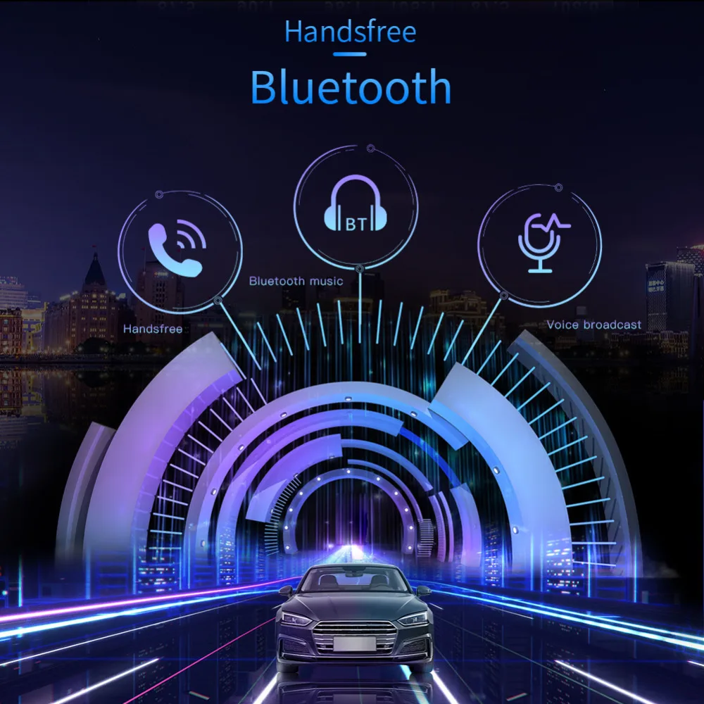 Автомобильный Радио 2 Din Bluetooth мультимедийный видео плеер универсальный Авторадио Mirrorlink Поддержка камеры заднего вида автомобиля стерео FM/TF/USB